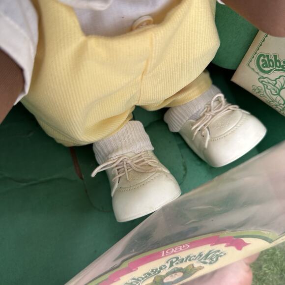 Vintage 1985 Cabbage Patch Kids‎ Preemie Baby African American Boy Doll In Box - Picture 13 of 14